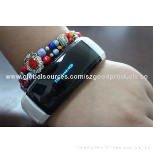 Fashionable Vibrating Bluetooth Bracelet with Anti-lost Reminder and Income Call Reminder